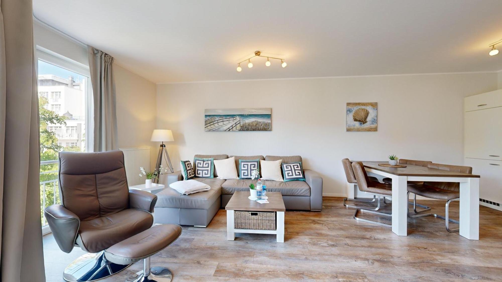 Strandnahe Mit Balkon, Residenz Bel Vital 05 Apartment Ostseebad Binz