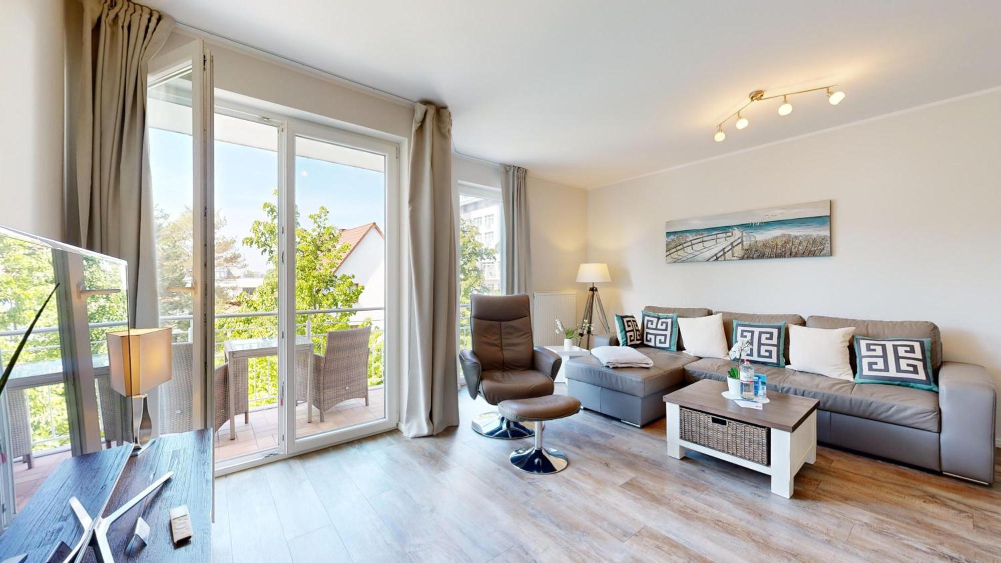 Strandnahe Mit Balkon, Residenz Bel Vital 05 Apartment *